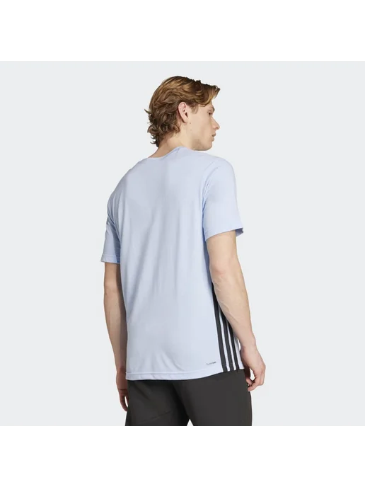 adidas Футболка спортивная TR-ES FR 3S T, голубой, фото 3