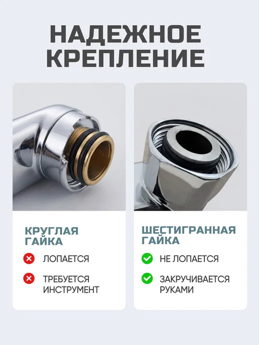 FLEXY STYLE Излив для смесителя в ванную длинный плоский 35 см, серый, фото 2