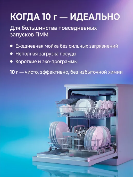 Frau Schmidt мини таблетки для посудомоечной машины Компакт 90шт Compact, 140 шт, фото 3
