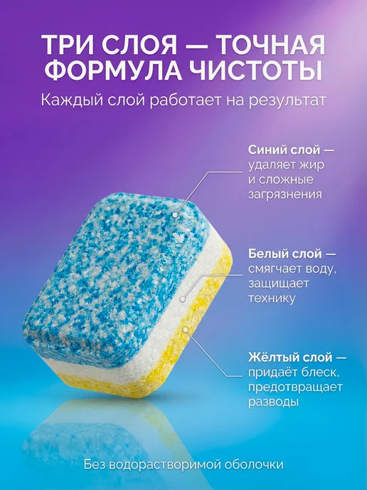 Frau Schmidt мини таблетки для посудомоечной машины Компакт 90шт Compact, 140 шт, фото 6