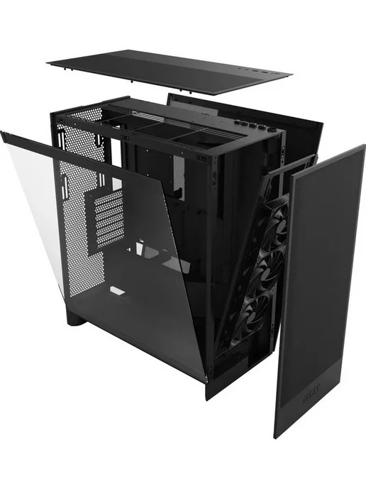 NZXT Корпус для ПК H7 Flow (CM-H72FB-01), чёрный, черный, фото 6
