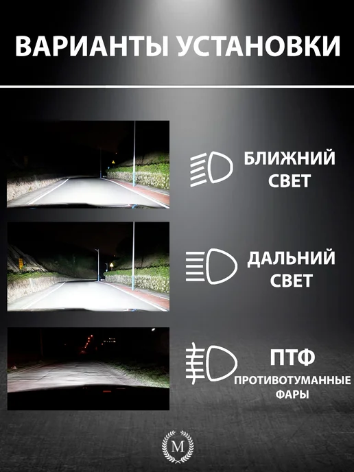 Milana Автосвет h7 лампа светодиодные led, 2 шт, фото 6