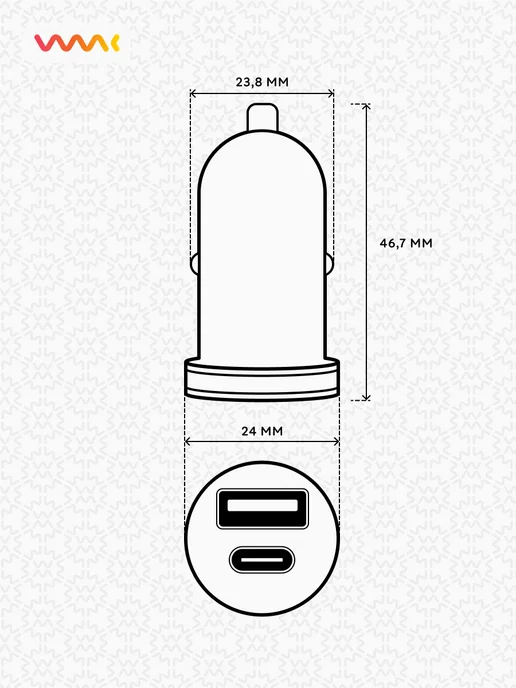 Быстрая автомобильная зарядка для Samsung Galaxy S22, вариант, фото 3