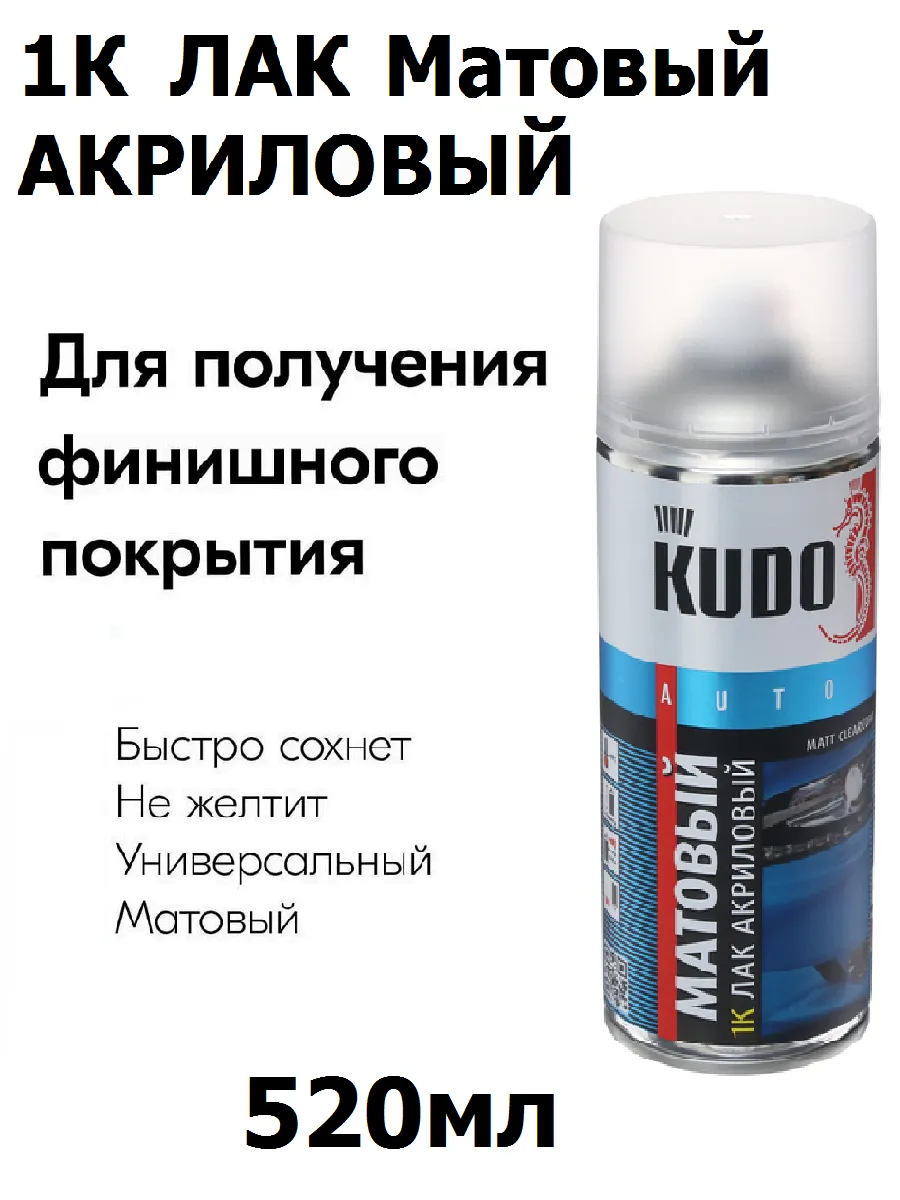 1К Лак для авто акриловый матовый