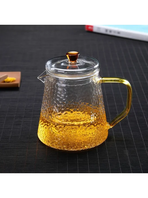 Чайник заварочный ITEA стеклянный 600 мл Прозрачный, 600 мл, фото 6