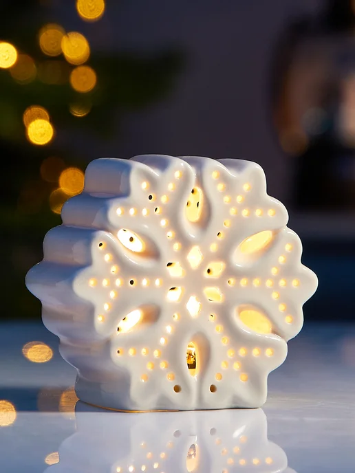 Luazon Lighting Светодиодная фигура Снежинка 9х4.4х8.8 см 1 LED на батар, 9x4.4x8.8 см