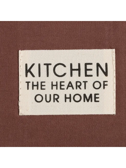Этель Фартук Kitchen 60х70 см коричневый 100% хлопок саржа, 60x70 см, фото 6