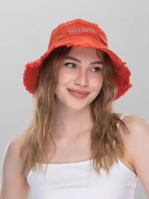 ArK Hat Панама Летняя, оранжевый, фото 2