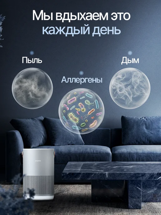 Smartmi Очиститель воздуха для дома Air Purifier P1, вариант, фото 2
