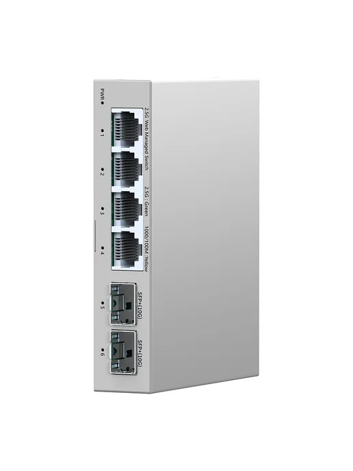 HORACO Управляемый коммутатор 4 порта 2.5GbE с 10G SFP+, 10 г, фото 3