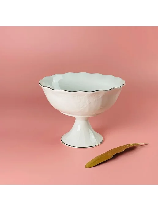 lenardi Фруктовница 18см на ножке АГАТА, 18см