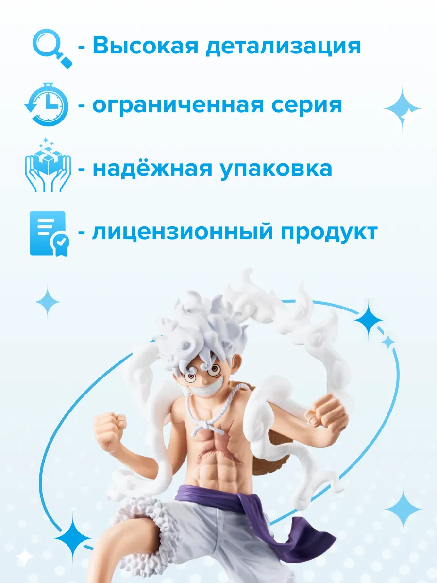 Фигурка аниме Ван Пис One Piece Луффи Monkey D. Luffy 21см