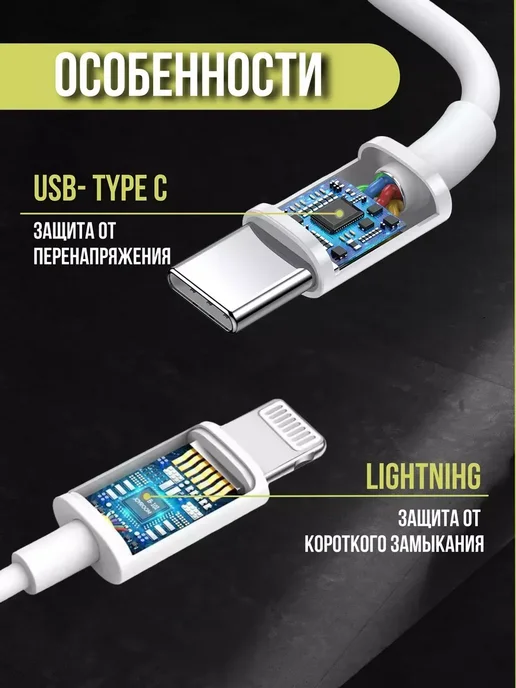 зарядные устройства Зарядка быстрая 20W для iPhone Lightning, 20 Вт, 2 шт, фото 7