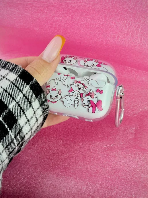 Qapla чехол на airpods pro 2 кейс для наушников аирподс, белый, фото 6