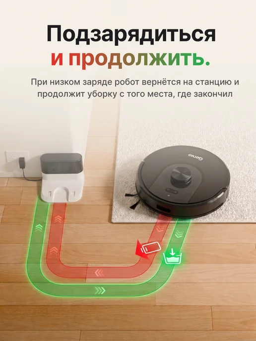 Genio Робот-пылесос Laser N5, черный, фото 6