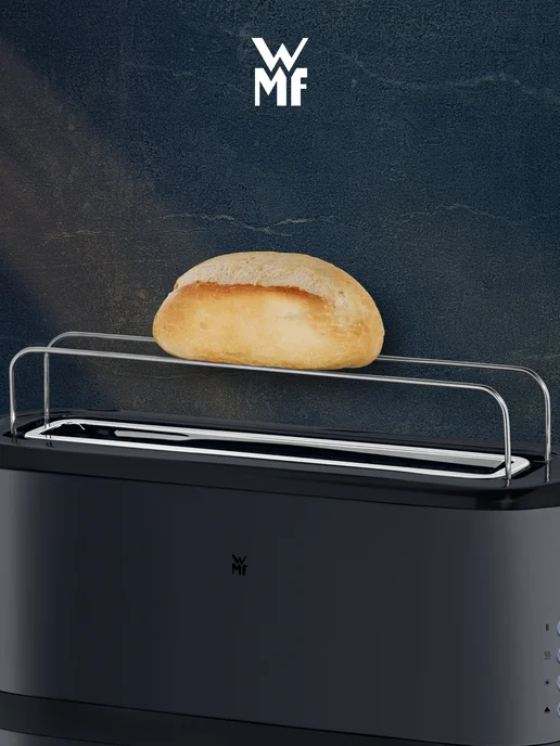 Wmf Удлиненный тостер KITCHENminis Deep Black 1 слот, 7 режимов, черный, фото 6