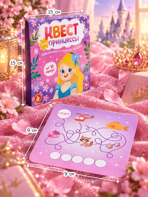 ДЕСЯТОЕ КОРОЛЕВСТВО Игра Квест для принцессы, розовый, фото 2