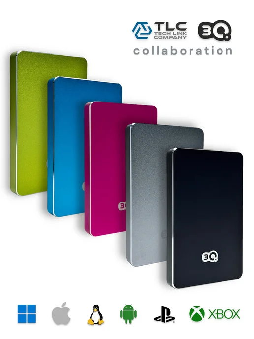 TLC Tech Link Company Внешний HDD 2.5" 500Gb 3Q-TLC USB 3.0 малиновый, 1,5 ТБ, фото 4