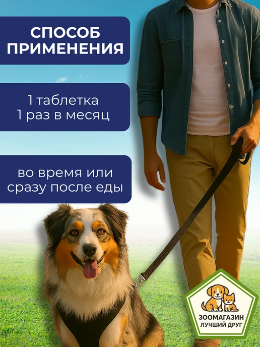 Нексгард Спектра от клещей для собак 15-30 кг 1 таблетка, 1530 кг, фото 2
