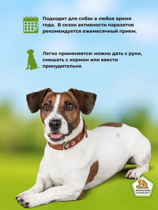 Zoetis Симпарика таблетки для собак 5-10 кг от клещей, 4060 кг, фото 3