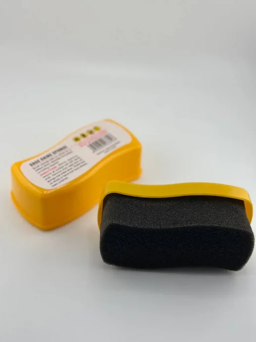 РатиКарС Губка для обуви бесцветная для гладкой кожи, черный, фото 2