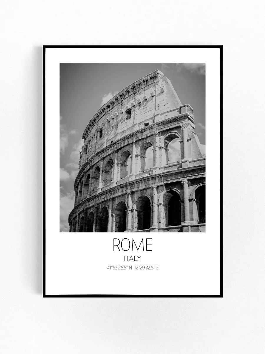 Постер, плакат на стену Рим, Rome 29,7x42 см (А3)