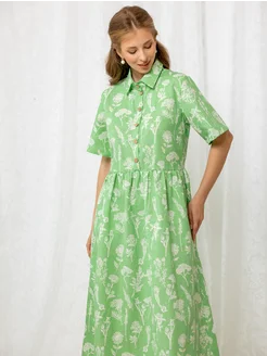 платье льняное летнее винтажное Cher-Neva 418675556 купить за 4 707 ₽ в интернет‑магазине Wildberries