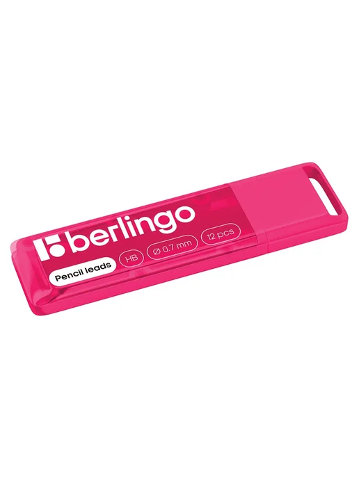 Berlingo 5 уп. - Грифель для карандаша 0.7 мм, HB, 12шт, арт. 321556, 12 шт, фото 2