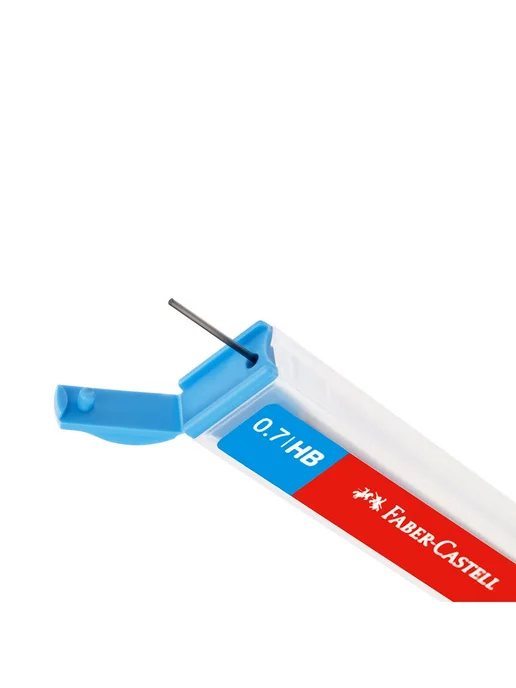 Faber-Castell 8 уп. - Грифель для карандаша 0.7 мм, HB, 12шт, арт. 286030, 12 шт, фото 2