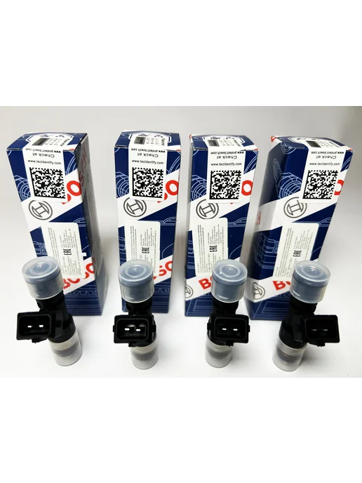 BOSCH Комплект Форсунок топливных ВАЗ 0 280 158 017 1.6кл, вариант, фото 2