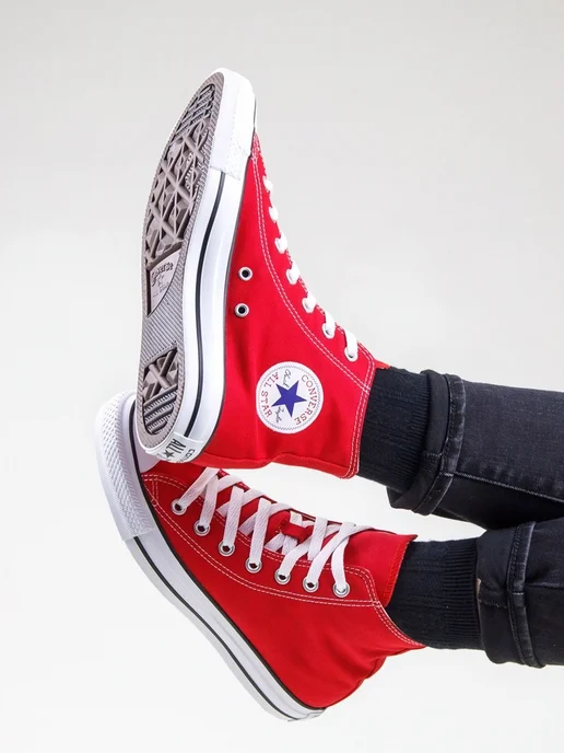 CONVERSE Кеды высокие повседневные, белый, фото 5