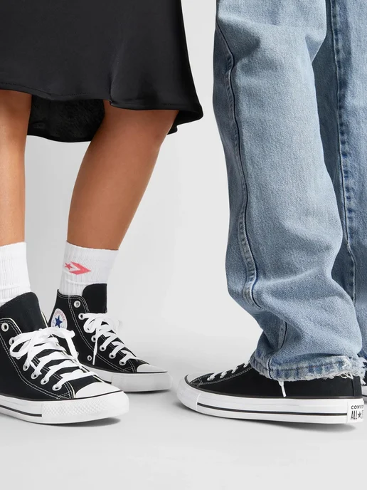 CONVERSE Кеды высокие повседневные, черный, фото 5