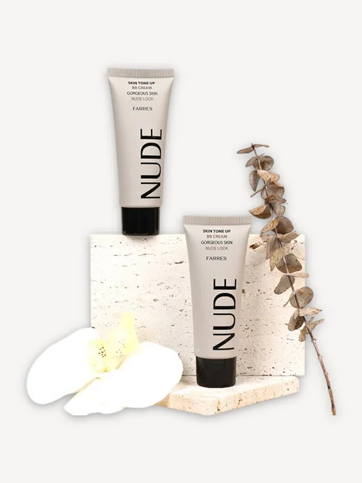 FARRES cosmetics Тональный крем для лица матовый Nude 03, бежевый, фото 5