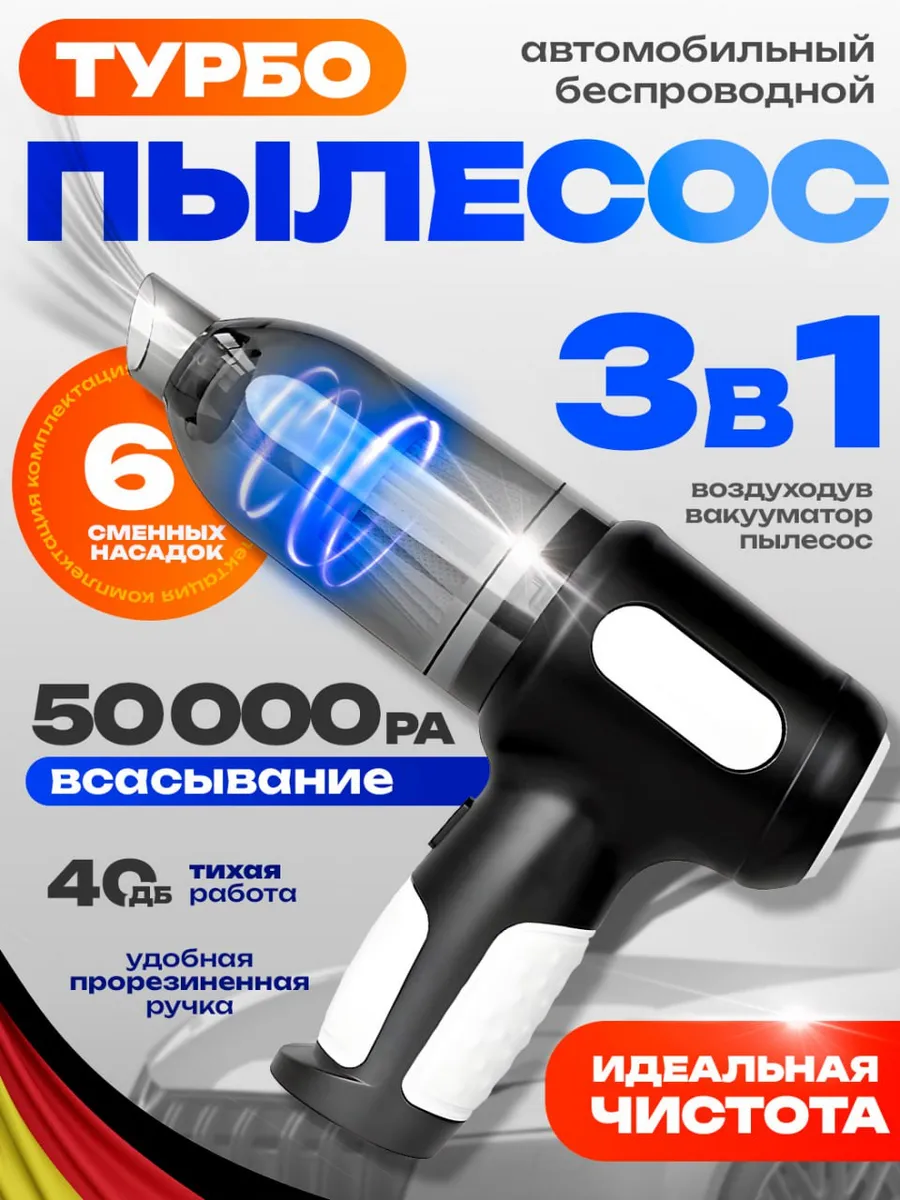 Пылесос для автомобиля беспроводной мощный
