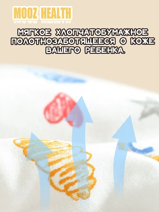 Пеленка-кокон MOOZ HEALTH спальный мешок лев*2 0-6 месяцев, вариант, фото 7