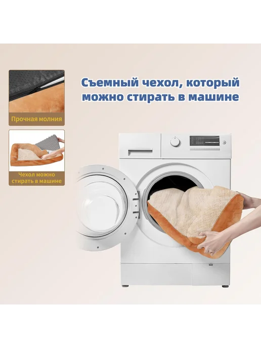 Лежак для животных Хаки 750x500x140мм, 750x500x140 мм, фото 8