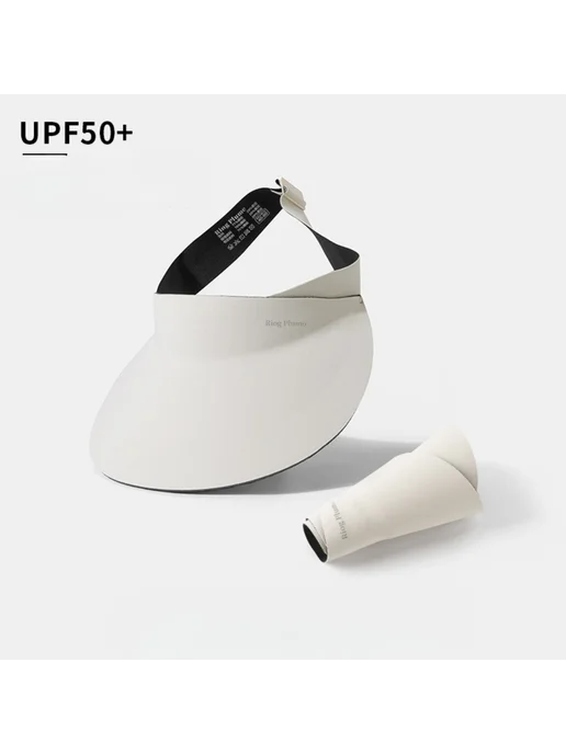 Home-Family Козырек солнцезащитный складной UPF50+, белый, фото 3