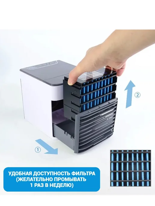 Увлажнитель охладитель воздуха, белый, фото 6