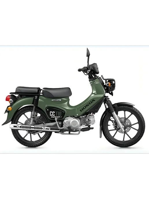 Мотоцикл Honda Cross Cub 110, зеленый, фото 5