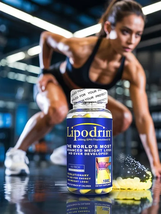 HI-TECH PHARMACEUTICALS Жиросжигатель Lipodrin, 90 капсул, 100 мл, фото 5