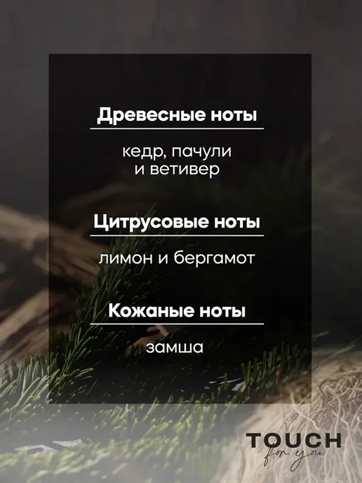 Touch For You Гель шампунь для душа мужской парфюмированный 2в1 1000мл, 1 л, фото 2