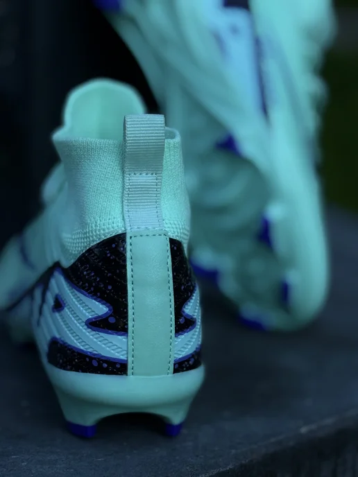 Nike Бутсы футбольные с шипами, голубой, фото 8