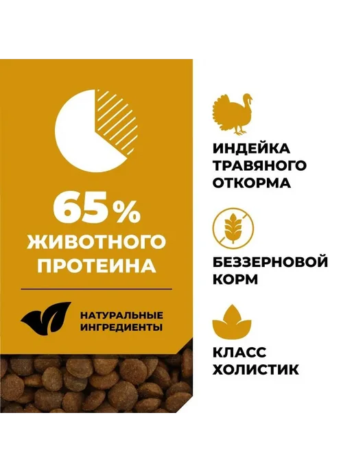Сухой корм GO'KITCHEN Sensitivities для собак, индейка, 0,4 кг, фото 5
