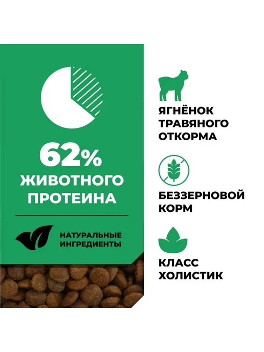 Сухой корм GO'KITCHEN Sensitivities для собак, ягненок, 9,98 кг, фото 4