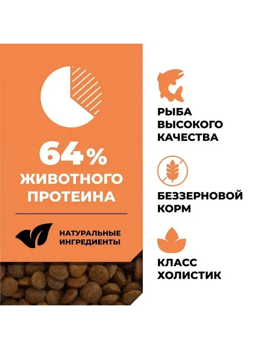 Сухой корм GO'KITCHEN Sensitivities для собак, лосось, рыба, 5,44 кг, фото 4