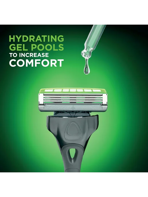 Wilkinson Sword Hydro 3 Carbon Бритвенный станок с 1 кассетой, черный, фото 5