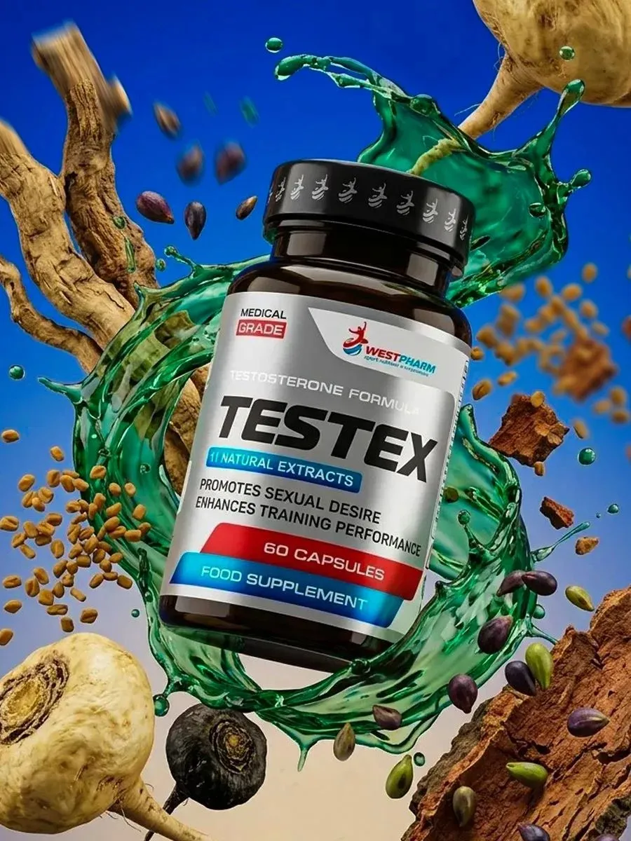 Тестостероновый бустер TESTEX, 60 капсул