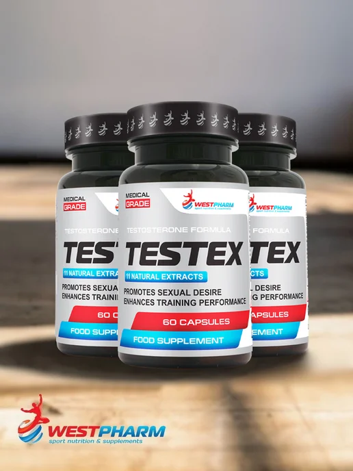 Westpharm Тестостероновый бустер TESTEX, 60 капсул, вариант, фото 3