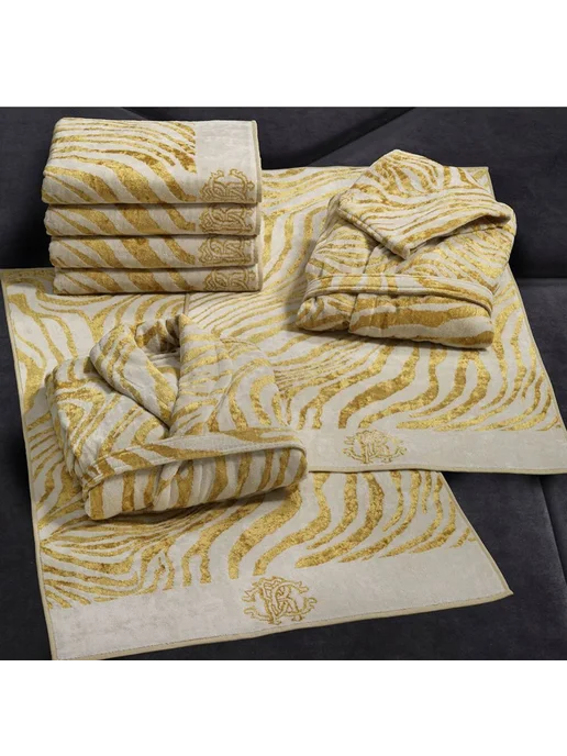 roberto cavalli халат ZEB GOLD, золотой, фото 8