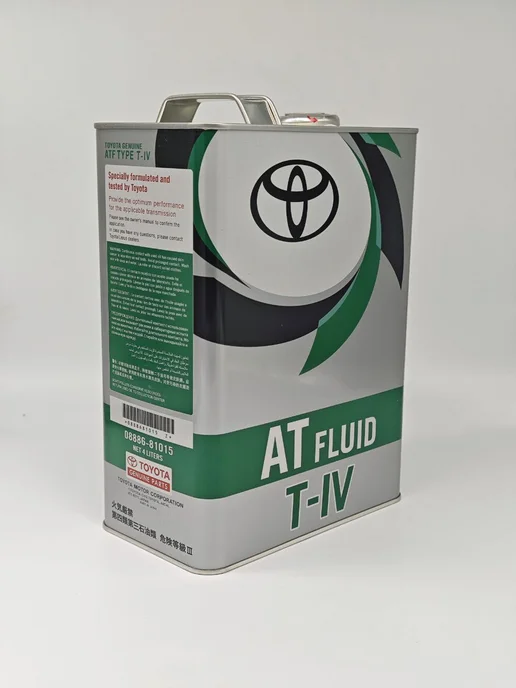 toyota Масло трансмиссионное Тойота AT FLUID TYPE T-IV 4л, 4 л, фото 3